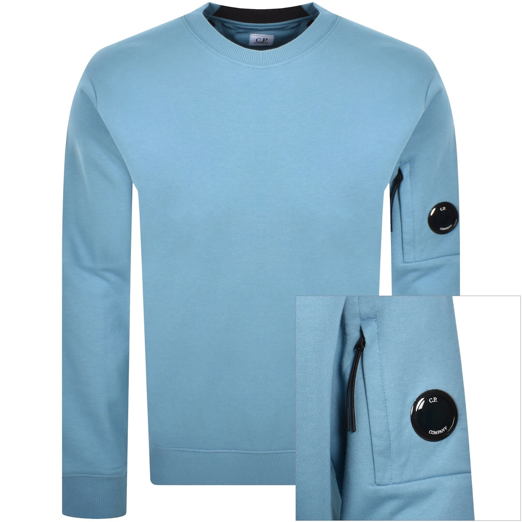 CP Company Crew Neck Sweatshirt Blue